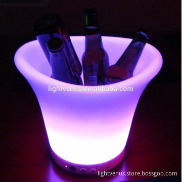 large capacity LED bar ice bucket for whole sale